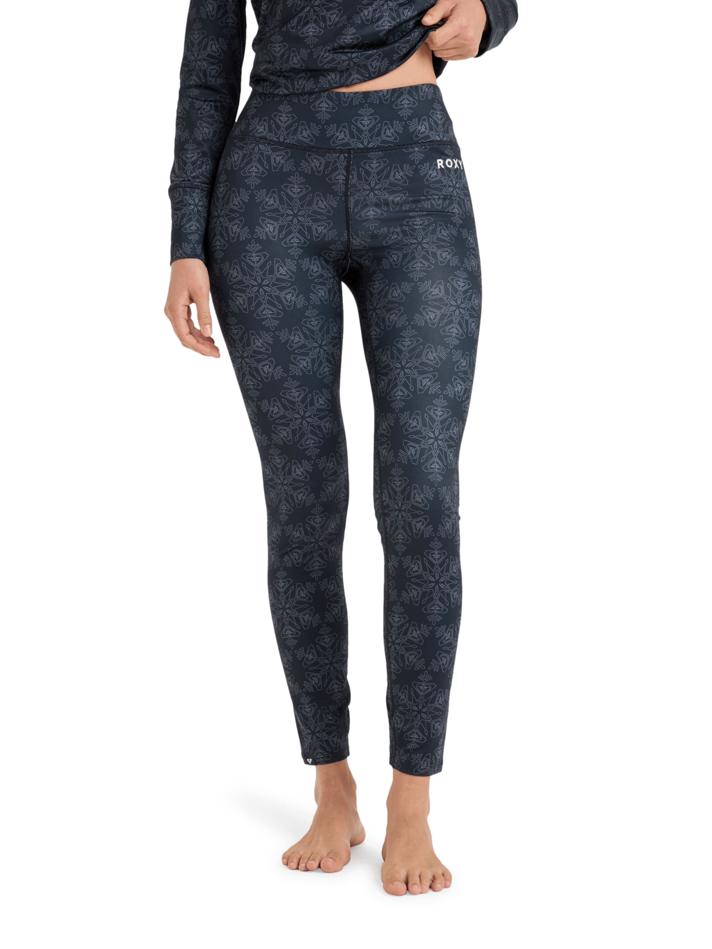 ROXY Skinny Sporthose 'Daybreak' in Schwarz: Vorderseite