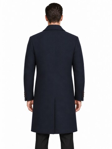 ALLTHEMEN Winterjas 'Gewebe' in Blauw