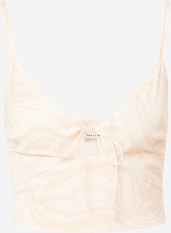 Abercrombie & Fitch Top in Yellow: front