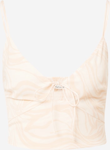 Abercrombie & Fitch Top in Geel: voorkant