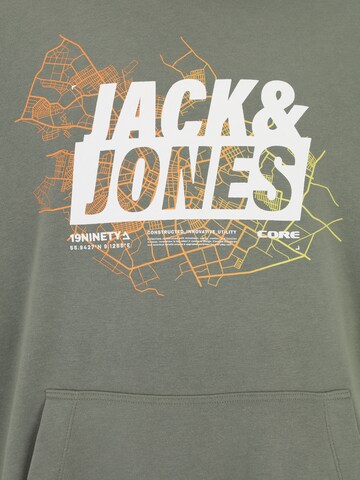 Jack & Jones Plus Sweatshirt 'MAP' i grön