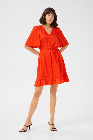 Kaffe Jurk 'KAdevi' in Rood