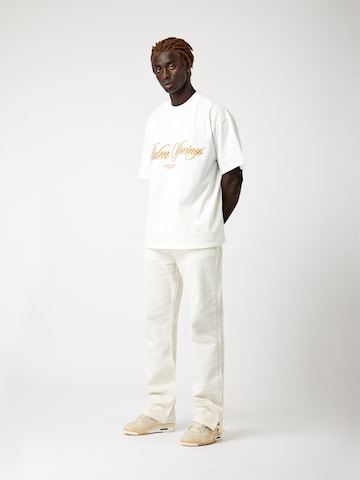 Regular Jean 'Garbadin' EIGHTYFIVE en blanc