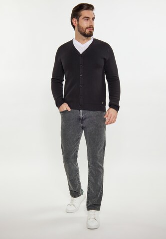 DreiMaster Maritim Knit Cardigan in Black