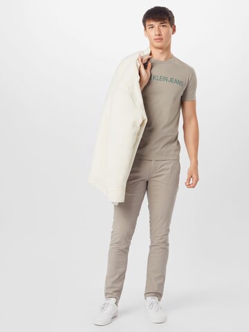 Calvin Klein Jeans Skinny Chino Pants in Beige