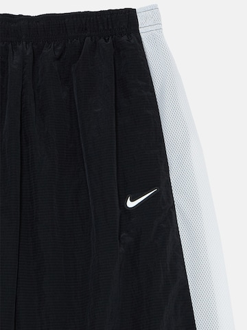Nike Sportswear Wide leg Broek 'DANCE' in Zwart
