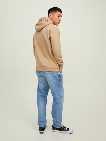 Sweat-shirt 'Star Roof' JACK & JONES en beige