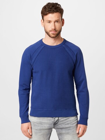 Folk Sweatshirt in Blue: front