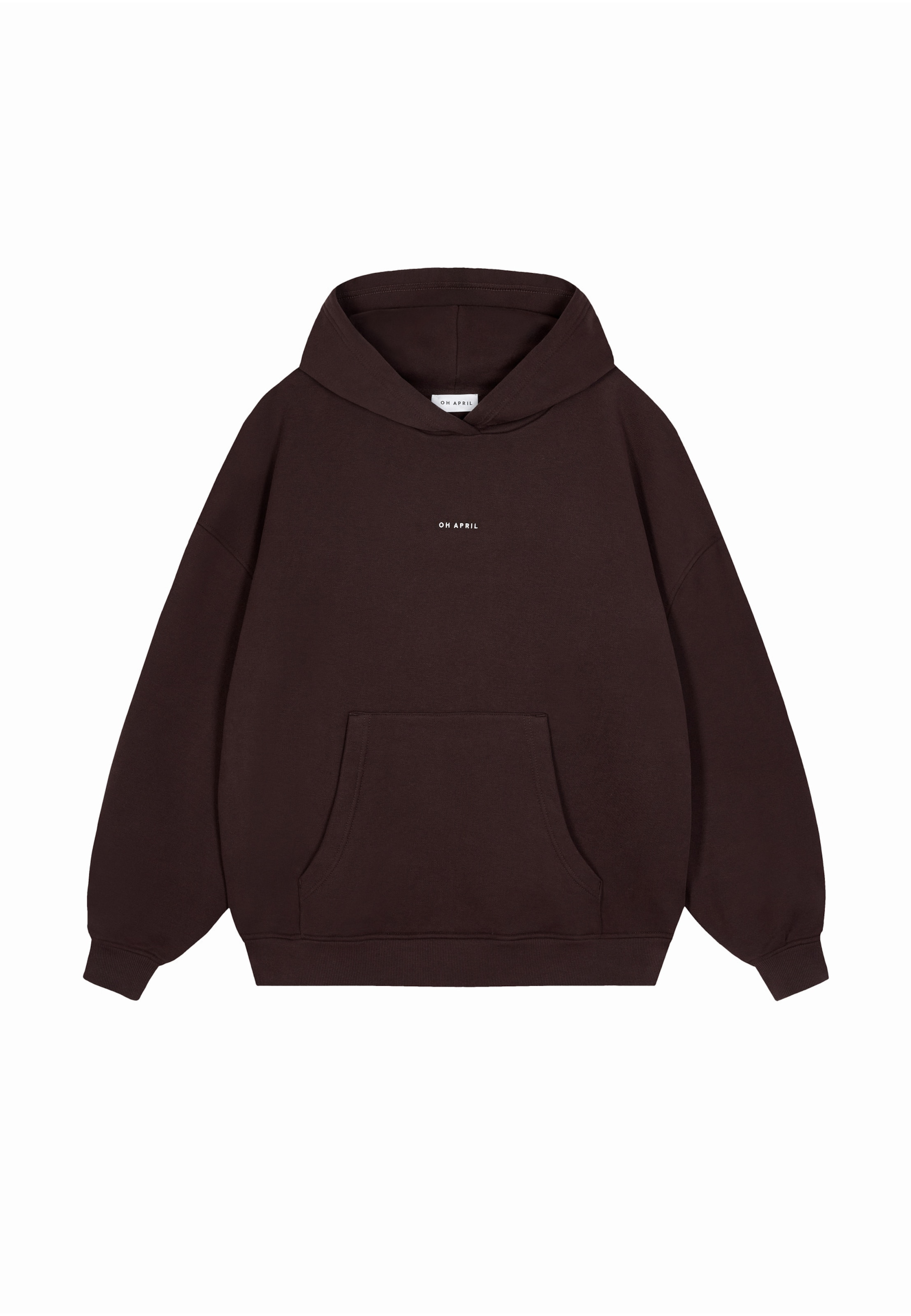 Sweat-shirt OH APRIL en marron : devant