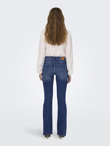 ONLY Flared Jeans 'Cheryl' in Blau