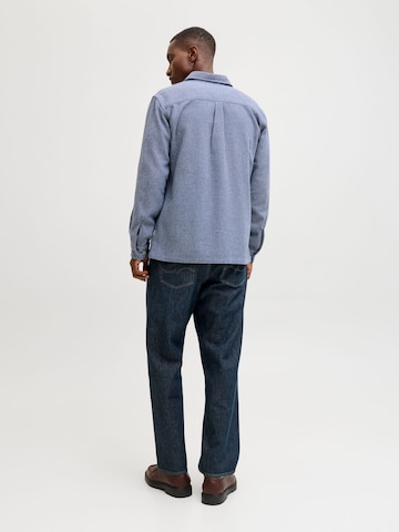 JACK & JONES Regular fit Button Up Shirt 'JPRRayle' in Blue