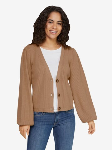 Cardigan Linea Tesini by heine en marron : devant