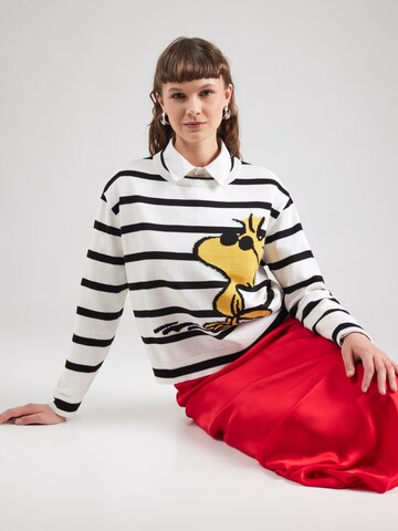 Pullover 'Woodstock' di PRINCESS GOES HOLLYWOOD in bianco: frontale