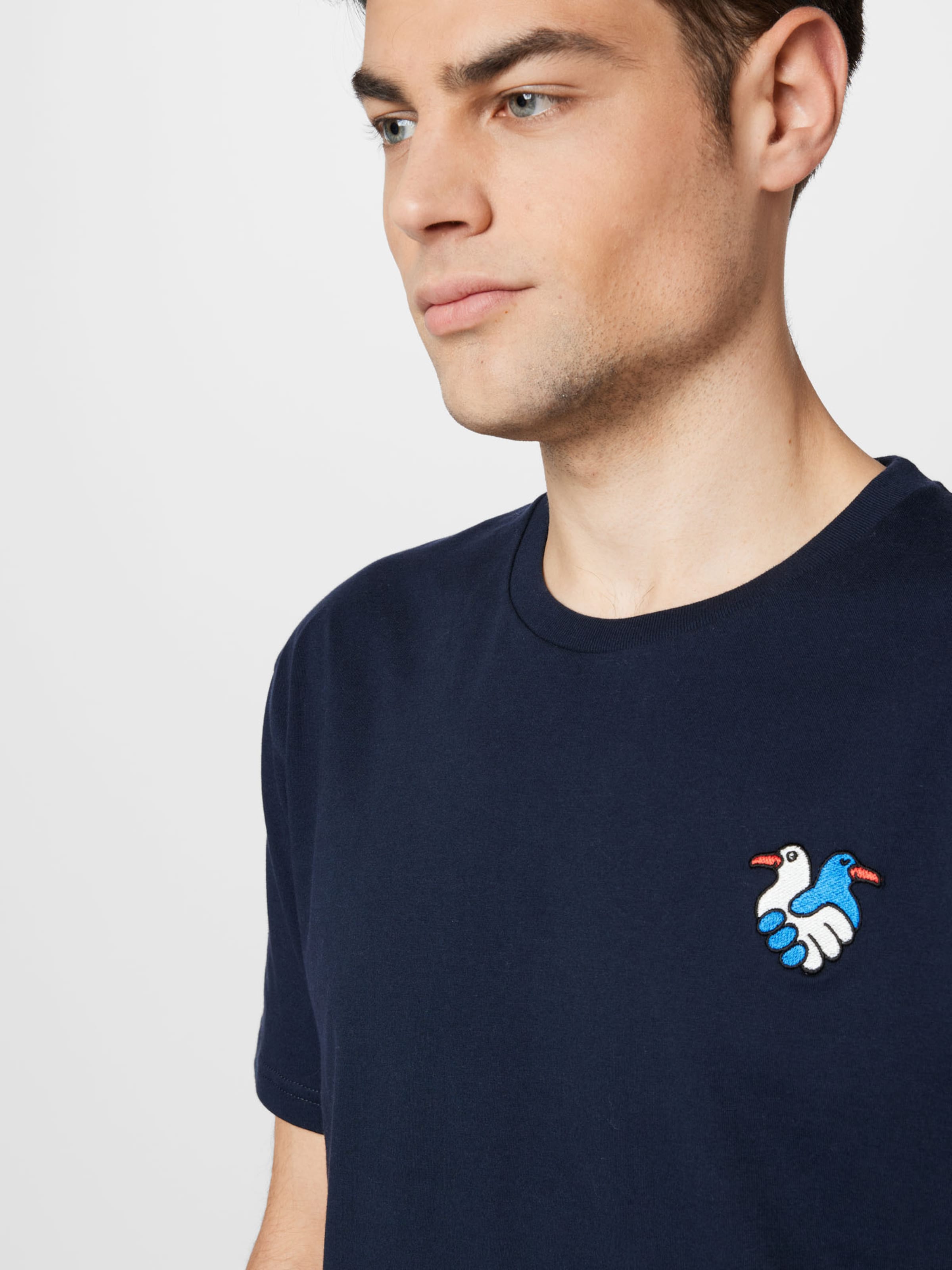 Männer Shirts Cleptomanicx Shirt 'Trustem' in Navy, Dunkelblau - UB01700 Männer Shirts Cleptomanicx Shirt 'Trustem' in Navy, Dunkelblau - UB01700