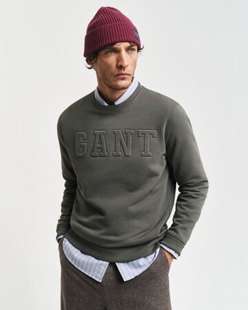GANT Sweatshirt in Green: front