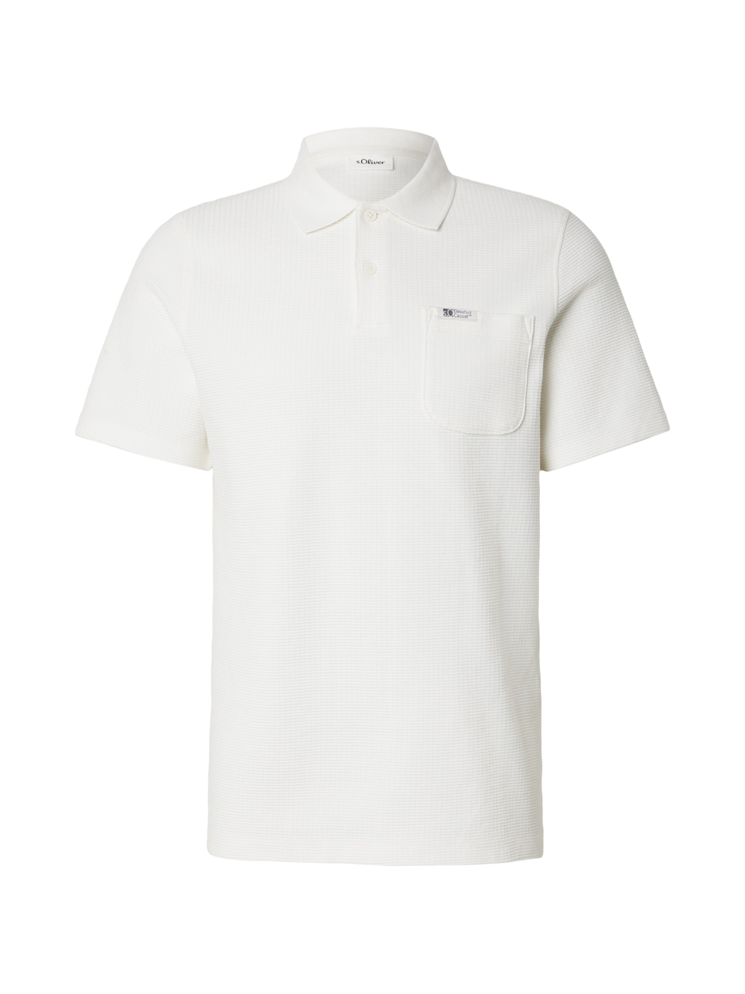 s.Oliver Тениска в бяло: отпред