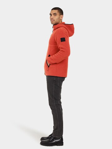 Didriksons Athletic fleece jacket 'BROR USX FZ 3' in Orange