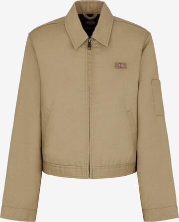 DICKIES Tussenjas in Beige: voorkant