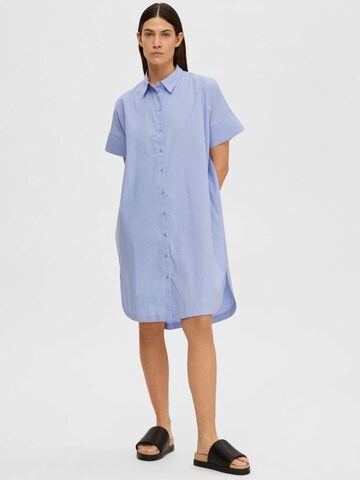 SELECTED FEMME Blusekjole i blå