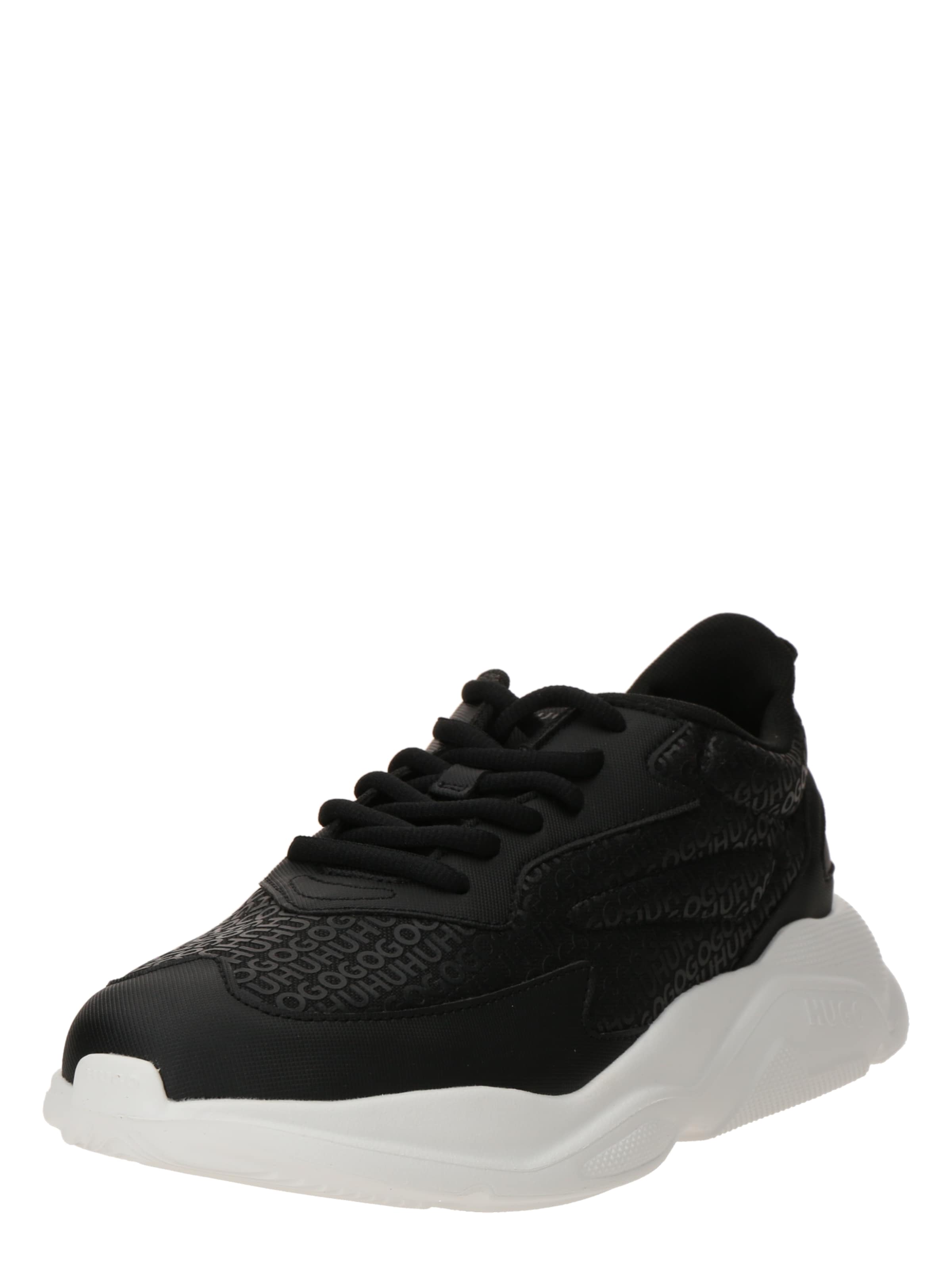 Sneaker bassa 'Leon' di HUGO in nero: frontale