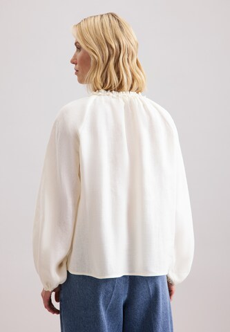 SEIDENSTICKER Blouse 'Schwarze Rose' in Wit