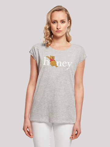 T-shirt 'Disney Winnie The Pooh Honey' F4NT4STIC en gris : devant