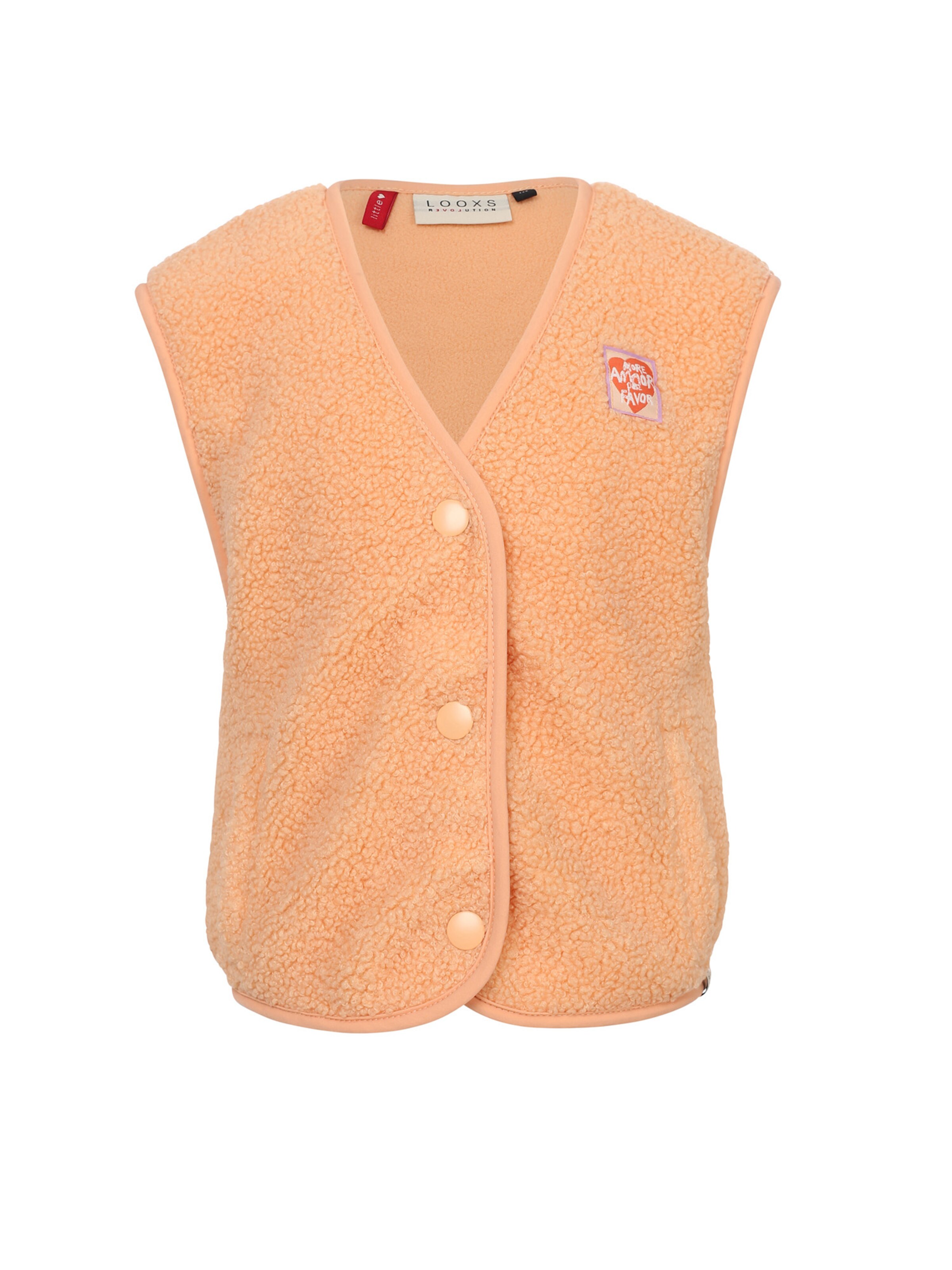 Looxs Revolution Bodywarmer in Oranje: voorkant