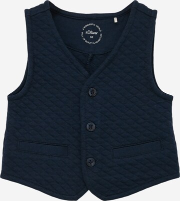 s.Oliver Vest in Blue: front