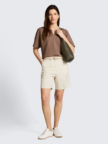TOM TAILOR Bluse in Braun