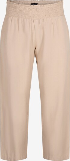 Zizzi Pantalon 'VELLIE' en beige, Vue avec produit