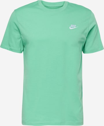 Nike Sportswear Rovný strih Tričko - Zelená: predná strana
