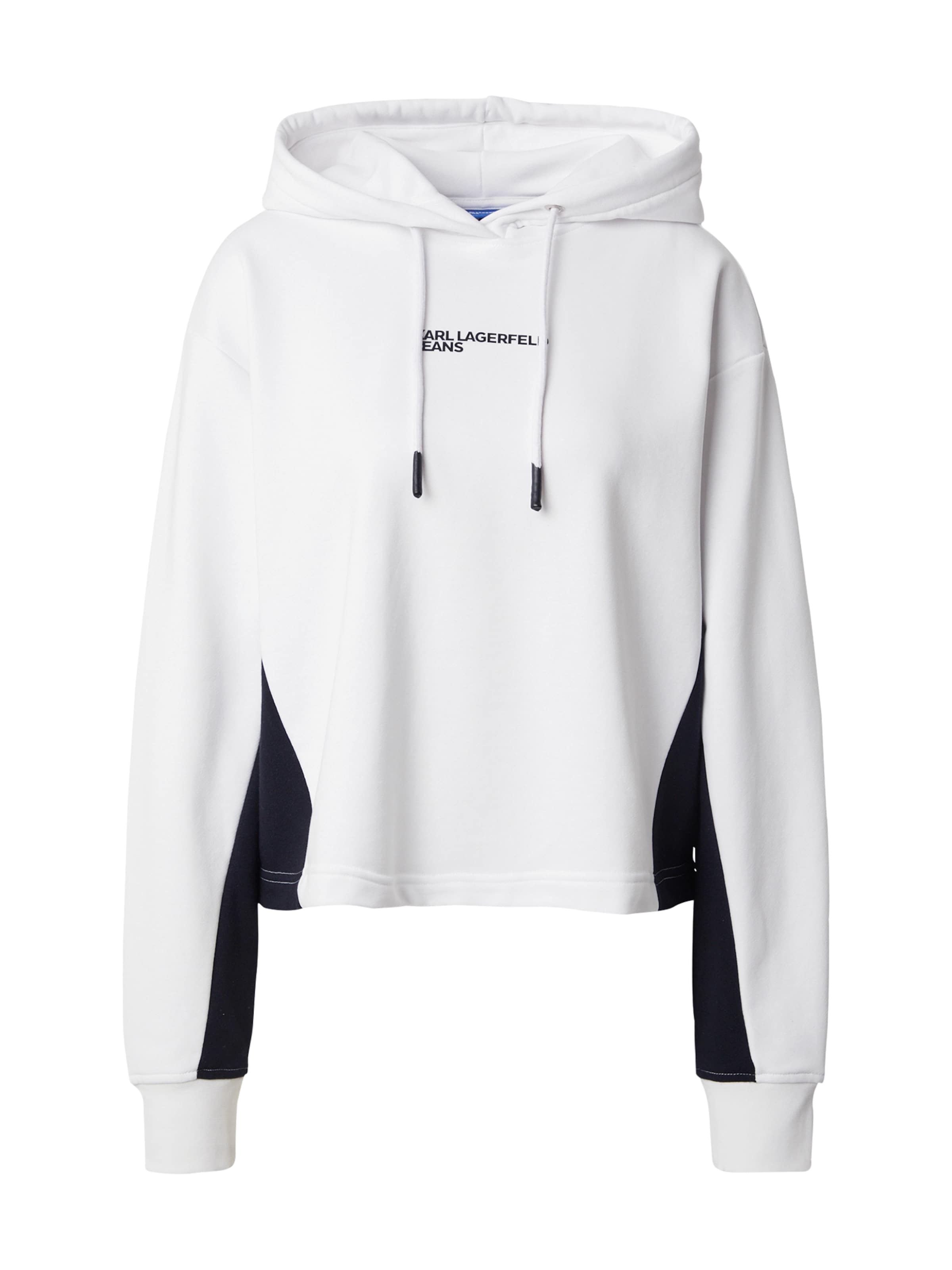 KARL LAGERFELD JEANS - Sudadera en blanco: frente