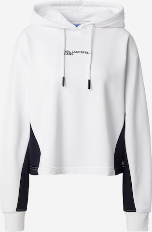 KARL LAGERFELD JEANS - Sudadera en blanco: frente