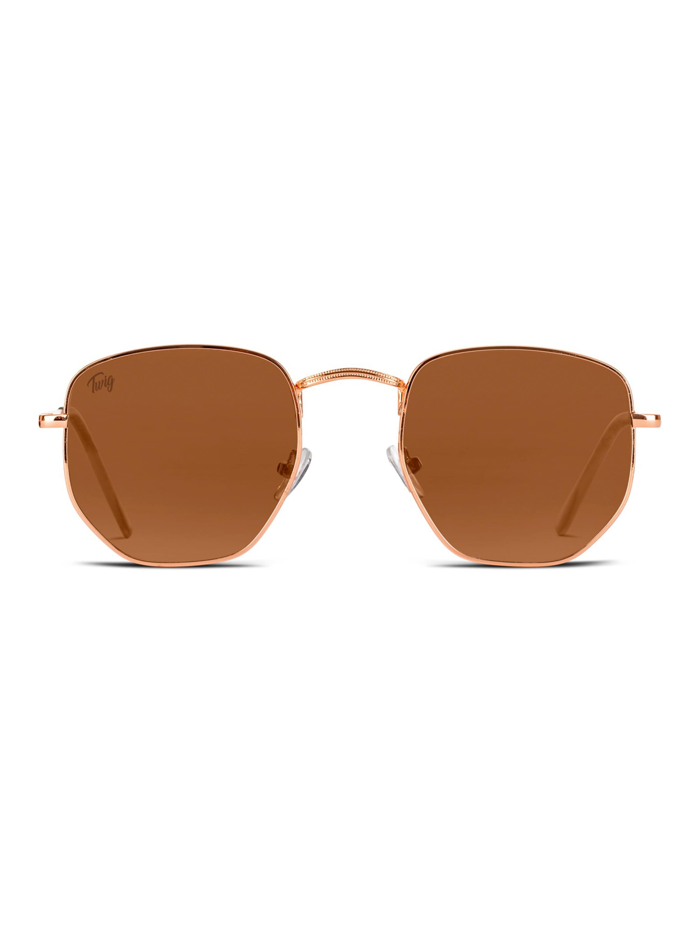 TWIG Concept Milano - Óculos de sol 'Roque' em castanho