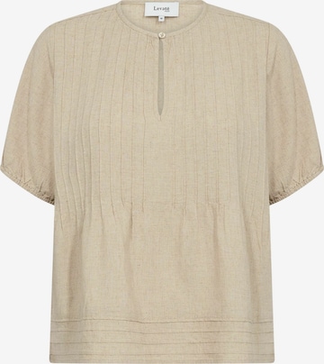 Maglietta ' LR-NAJA ' di Levete Room in beige: frontale