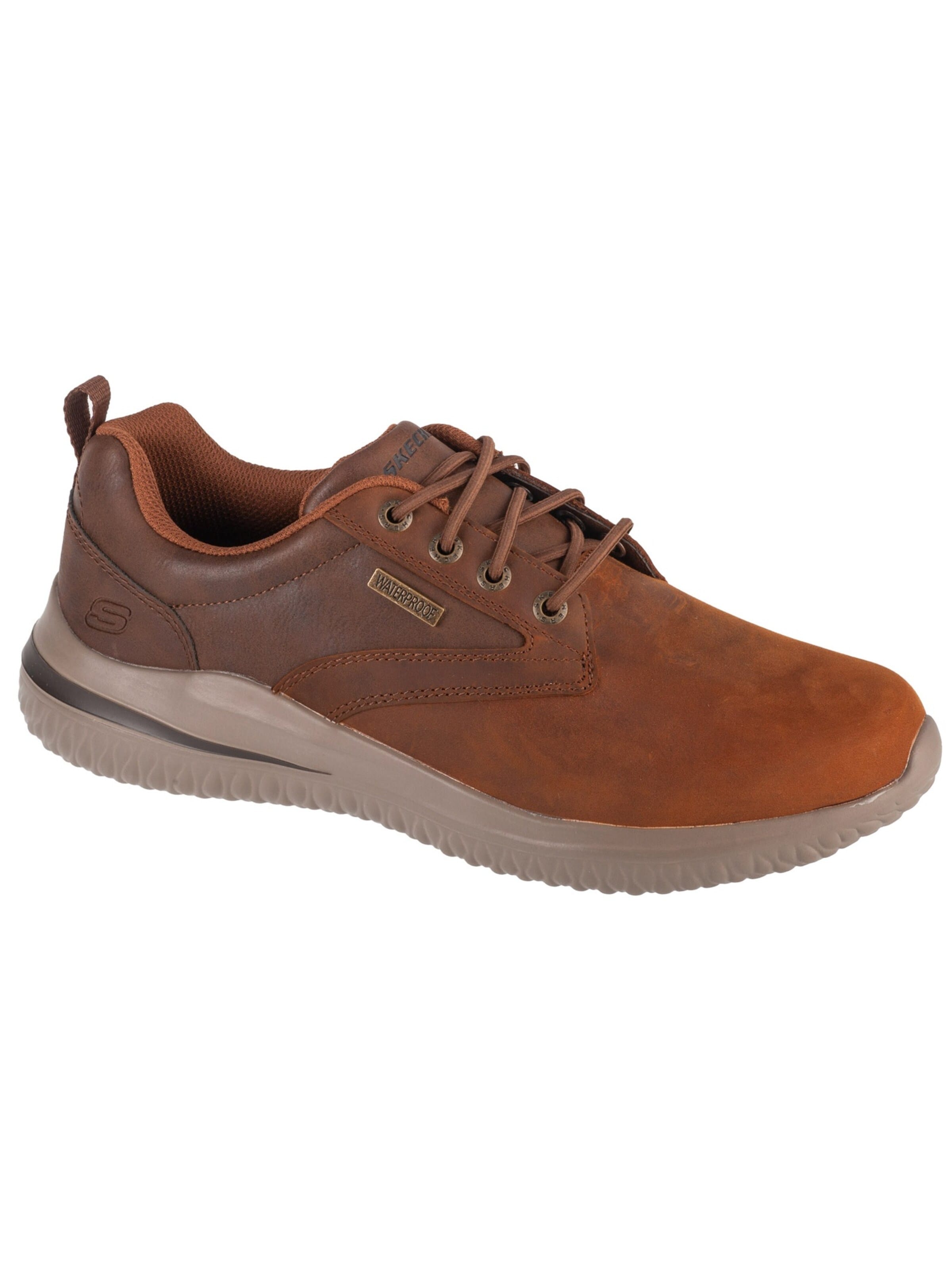 Baskets basses 'Delson 3.0 - Glavine' SKECHERS en marron : devant