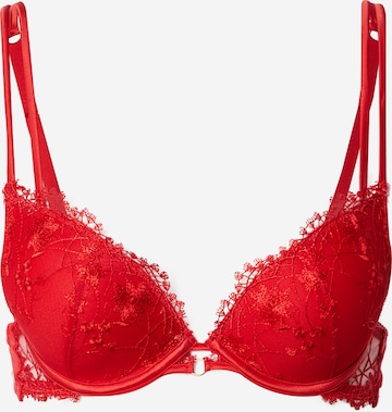 ETAM T-shirt Bra 'LUMINEUSE' in Red: front