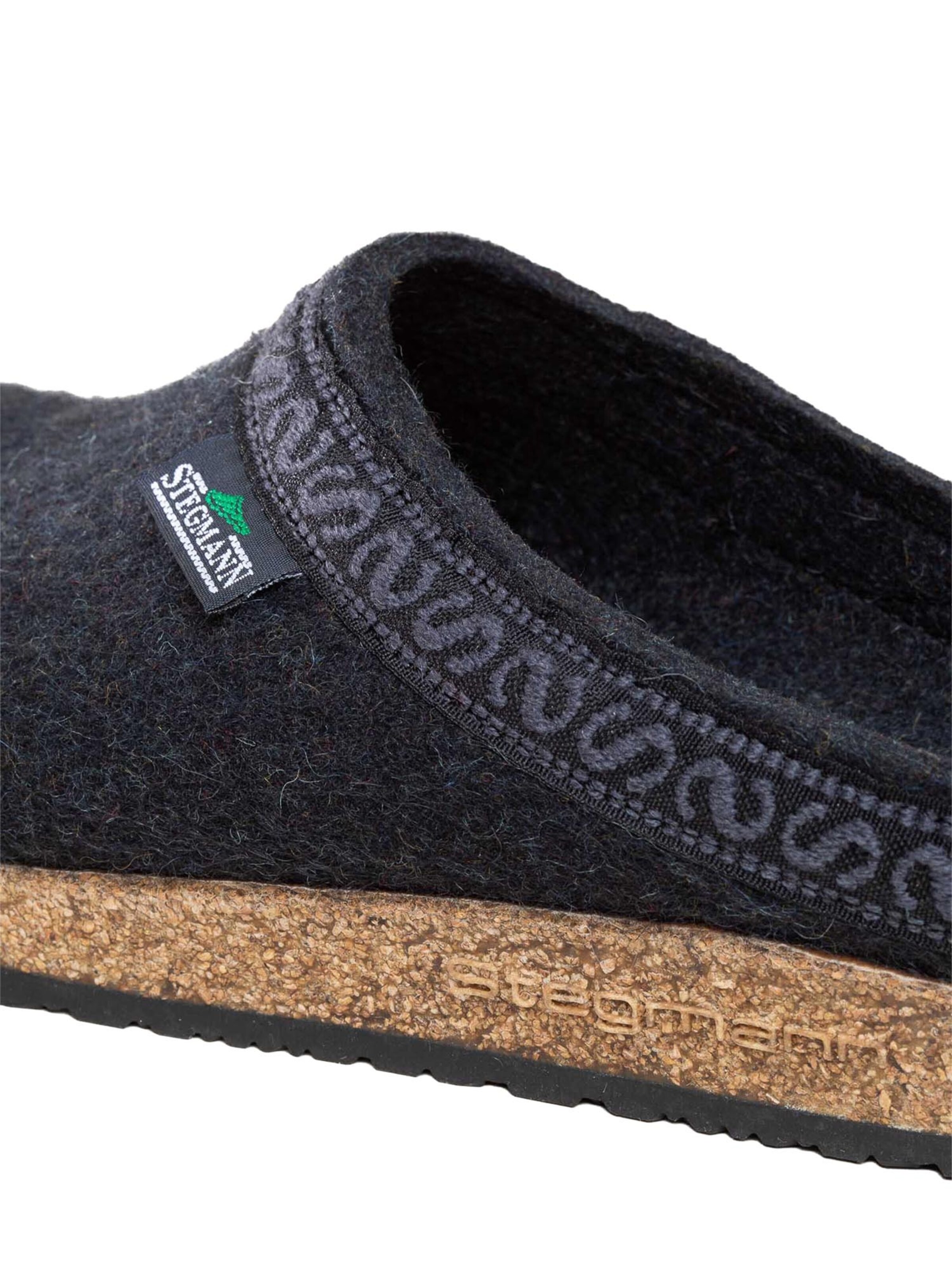 Stegmann Clogs 'Filz'‌‌‌‌‌ in Grau