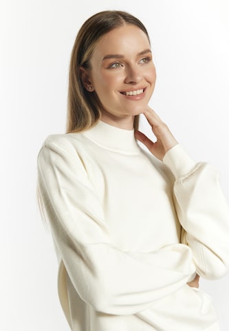 DreiMaster Klassik Sweater in White