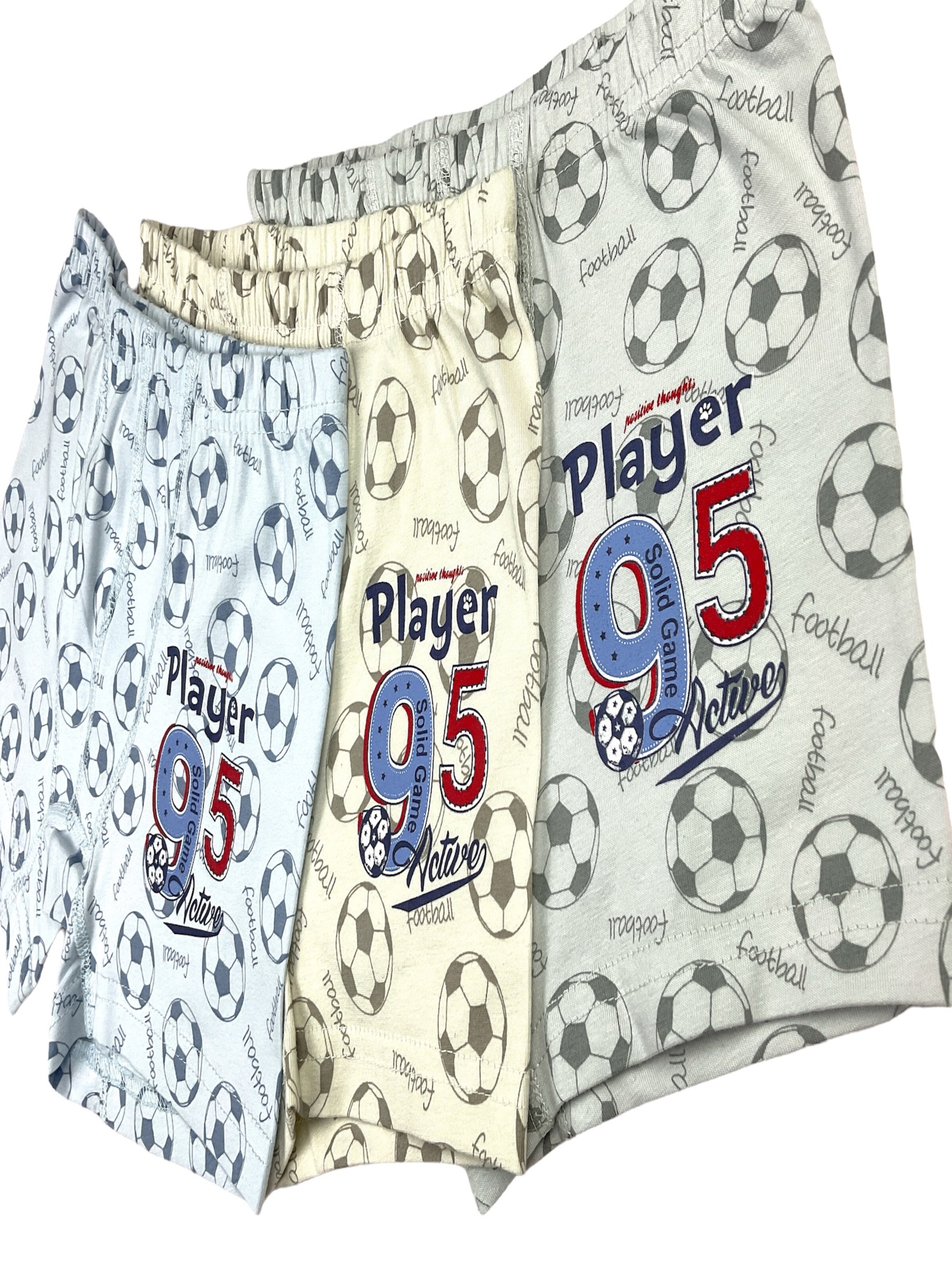 LOREZA Onderbroek 'Jungen Boxershorts Player' in Gemengde kleuren