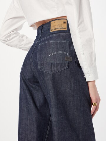 G-Star RAW Wide leg Jeans i blå