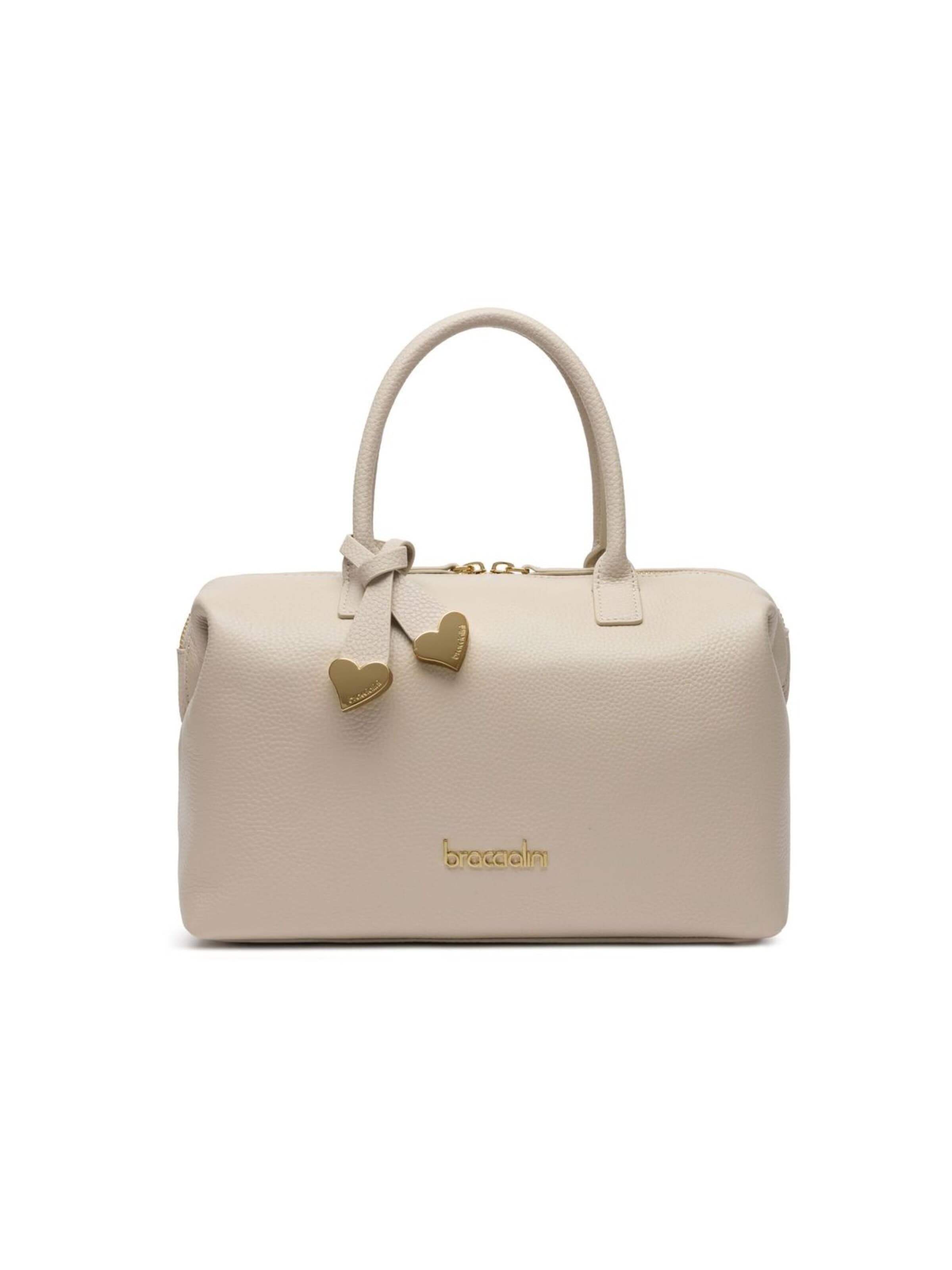Borsa a mano 'Michelle' di Braccialini in grigio: frontale