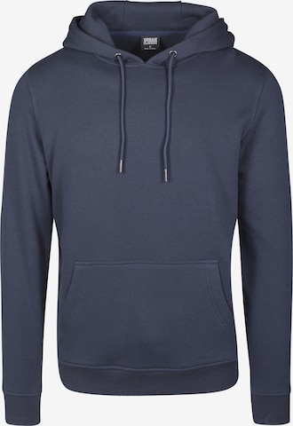 Urban Classics Sweatshirt in Blue: front