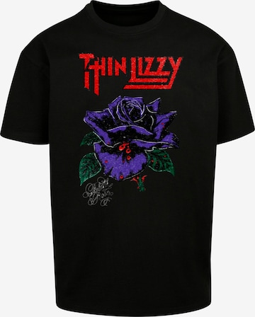 Merchcode Shirt 'Thin Lizzy - Rose' in Black: front