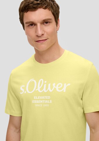 s.Oliver T-Shirt in Gelb