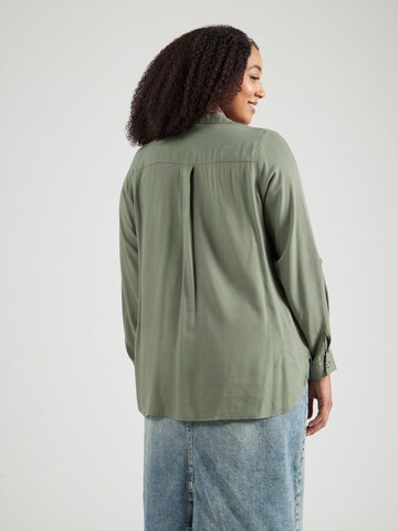 Vero Moda Curve Blouse 'VMBUMPY' in Green