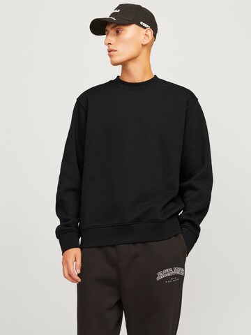 JACK & JONES Collegepaita 'JJEUrban Edge' värissä musta: etupuoli