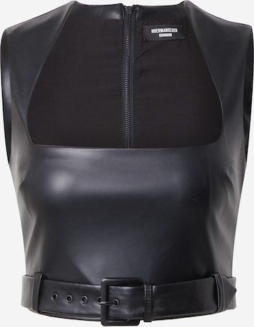 juoda Hoermanseder Palaidinė be rankovių: priekis