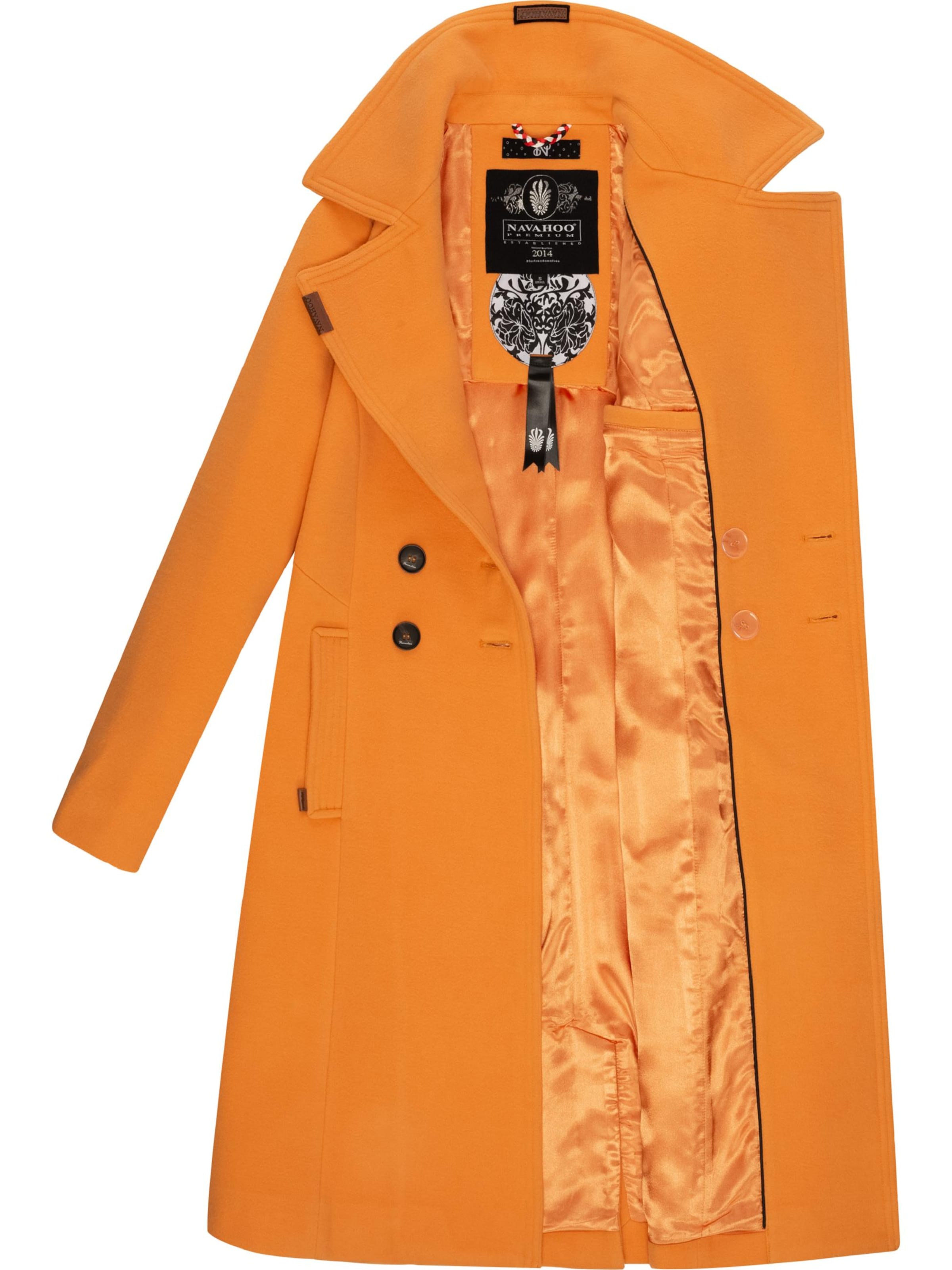 NAVAHOO Mantel 'Wooly' in Orange