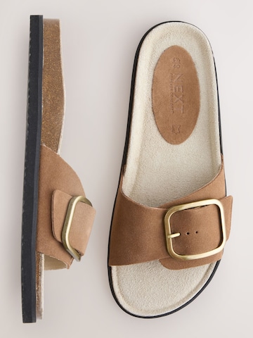 Next Pantolette 'Forever Comfort' in Braun
